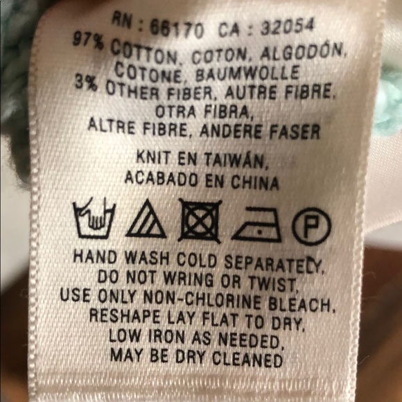 Anthropologie Knitted & Knotted aqua sweater - Picture 6 of 7